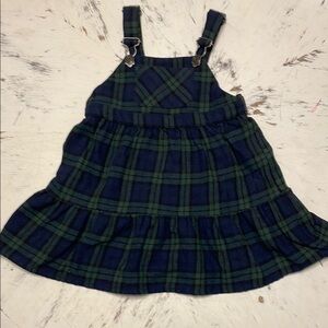 Plaid Jumper Dress